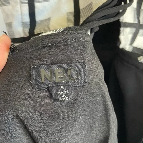 REVOLVE NBD Eternal Day Dress in Black & Cream NBD Women's Size Small - Picture 5 of 7